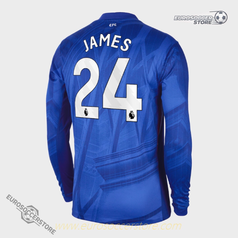Chelsea 25-26 Season Home Long Sleeve JAMES 24 Football Jersey
