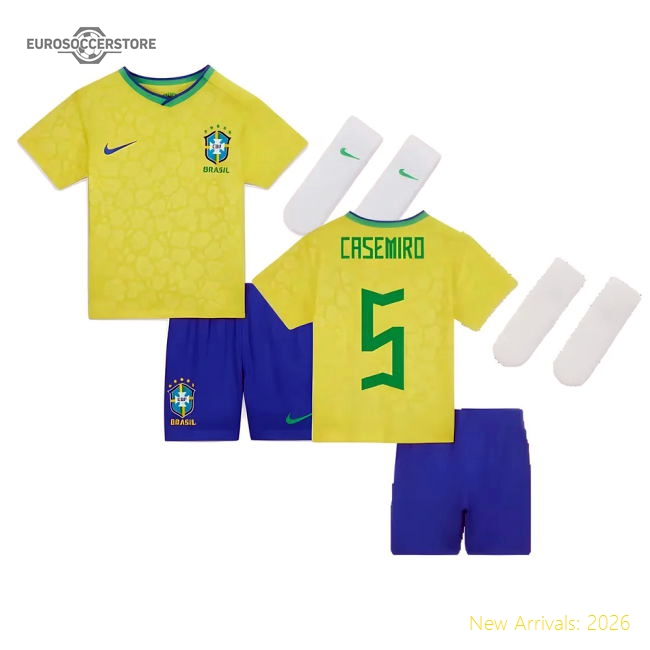 Football Brazil Kit - Durable Quick-dry Construction Retro