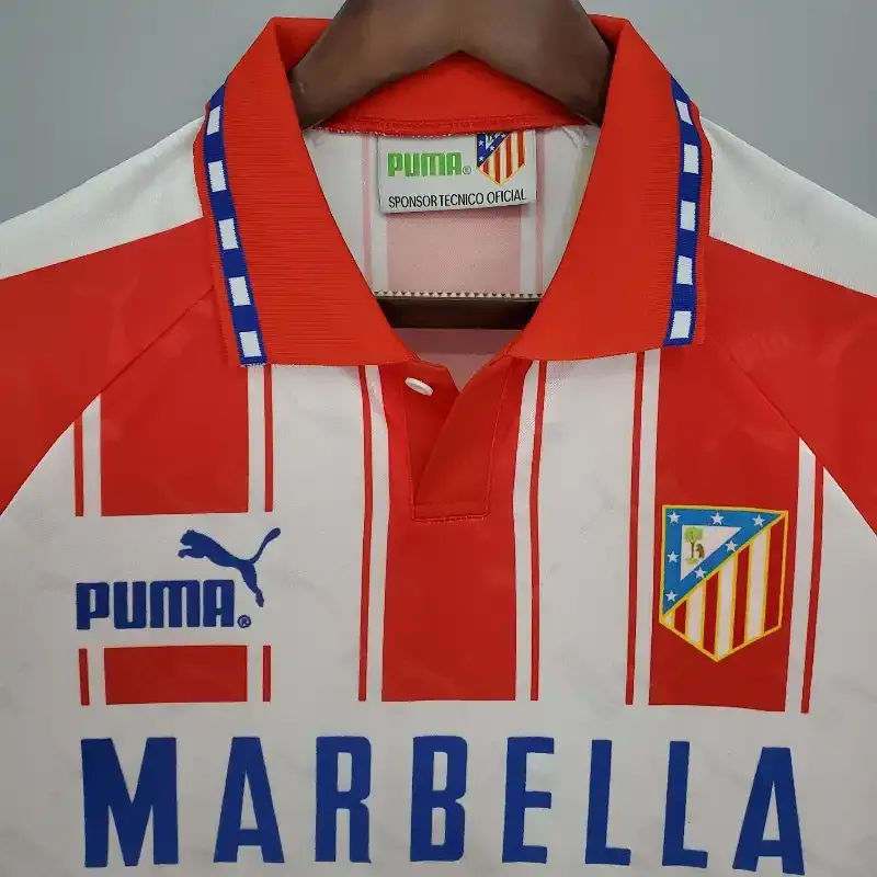 Cheap 1994-1995 Atletico Madrid Jersey retro kit