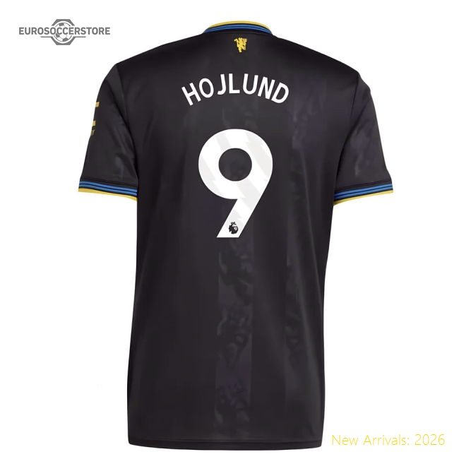 Premium 2025-2026 Manchester United Third Shirt (hojlund 9) - Premium