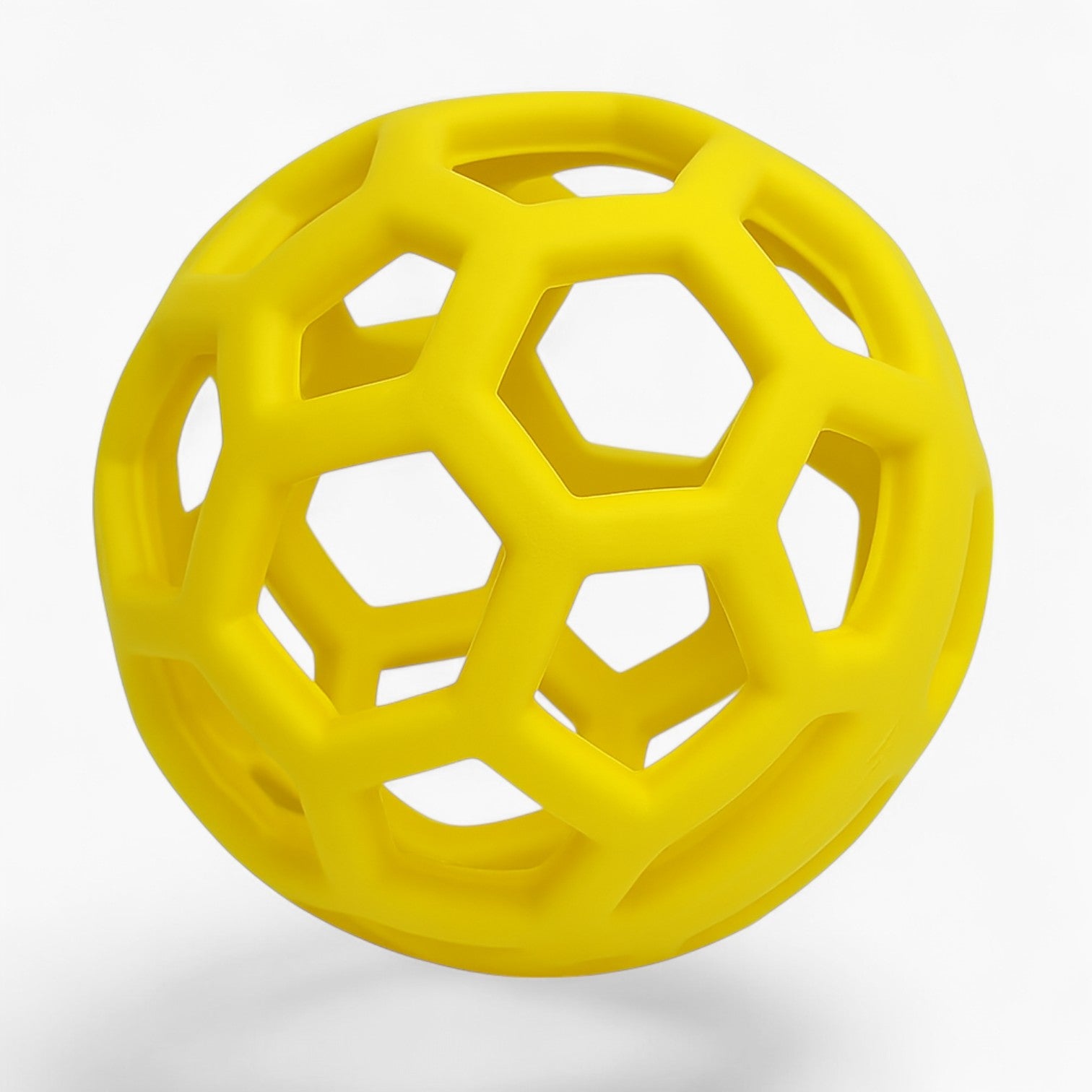 Warm Frenchie Ball Toy – Safe Rubber Geometric Bell Ball Toy Outdoor Use