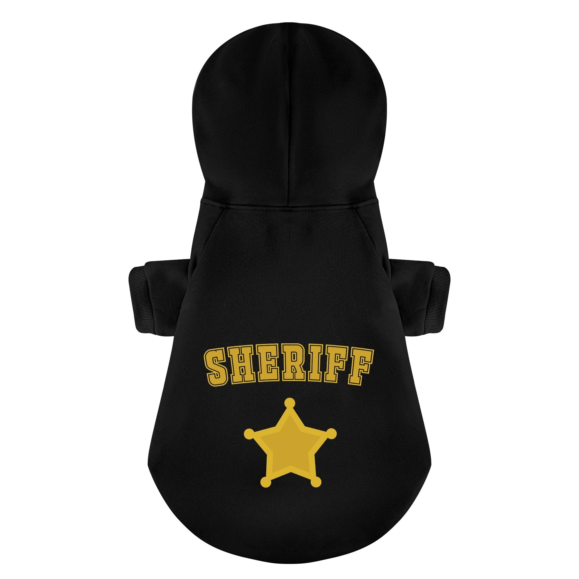 Pet-Lover Sheriff - Personalized French Bulldog Hoodies With Funny Qu...