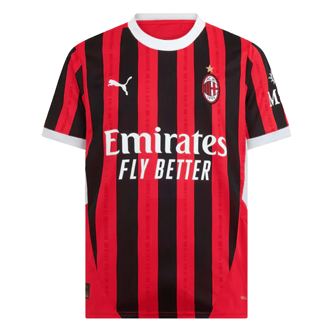 MORATA #7 AC Milan Home  Soccer Jersey 2024/25 - UCL Authentic Kit