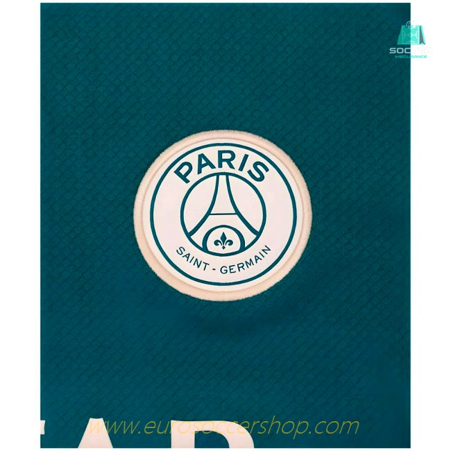 2024-2025 PSG Strike Dri-Fit Training Shirt (Teal) - Kids (Ronaldinho 10)