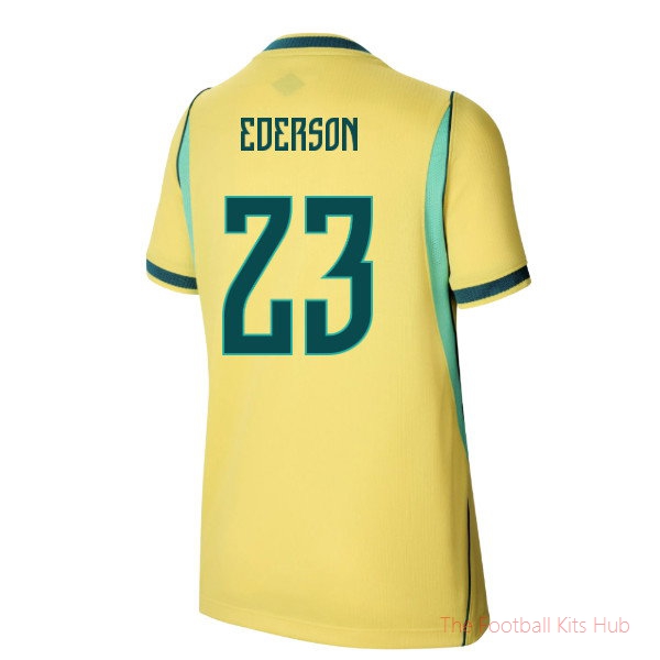 Brazil Home Shirt Ederson #23 2026-2027 Football Kit Team Jersey
