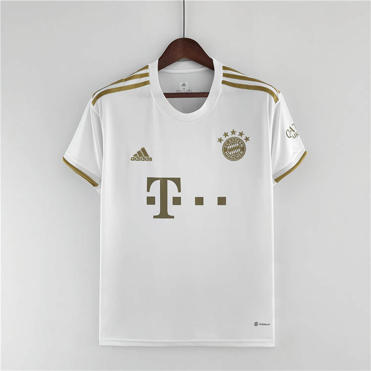 Bayern Munich 2223 Away White Soccer Jersey Football Shirt - Official