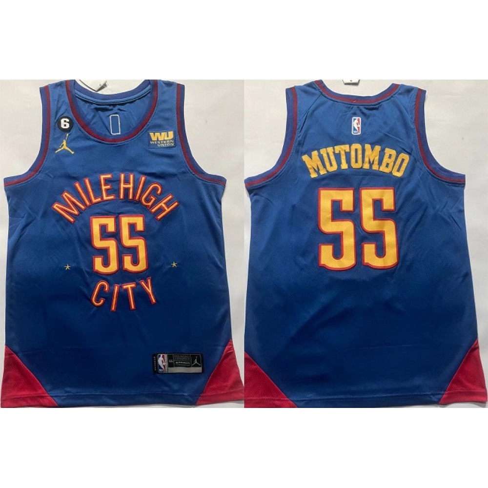 Denver Nuggets 55 Blue Jersey - Basketball Fan Gear