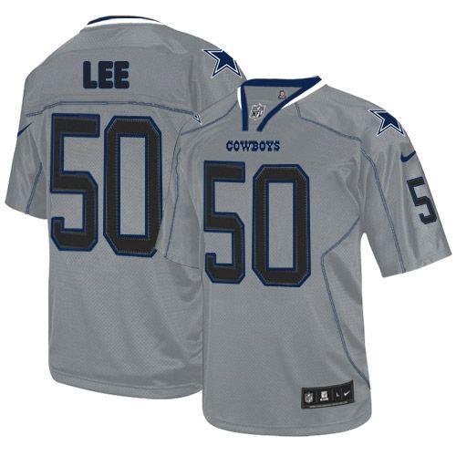Authentic NFL DAL Cowboys #50 Sean Lee Team Color Lights Out Jersey