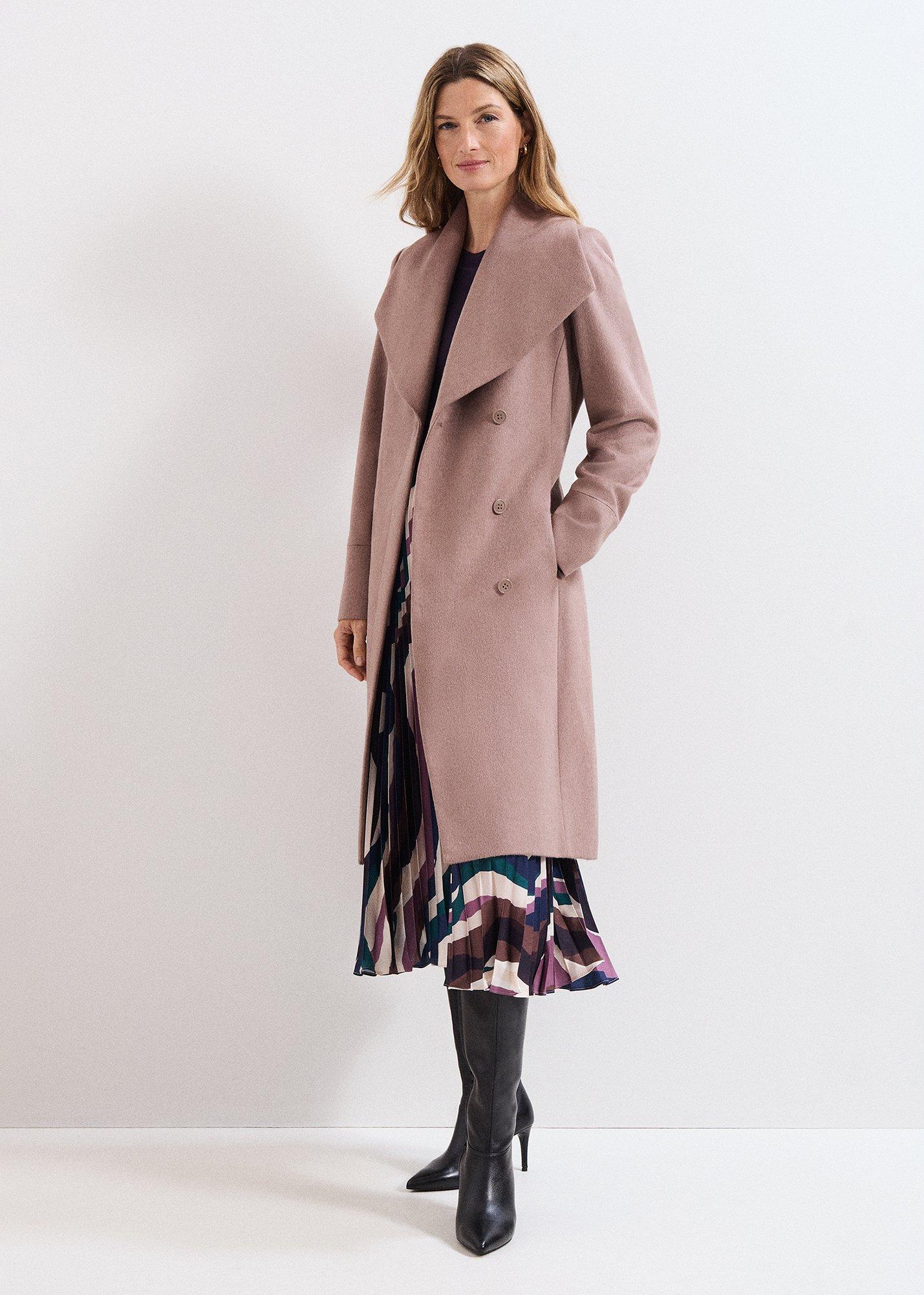 Nicci Belted Wool Coat