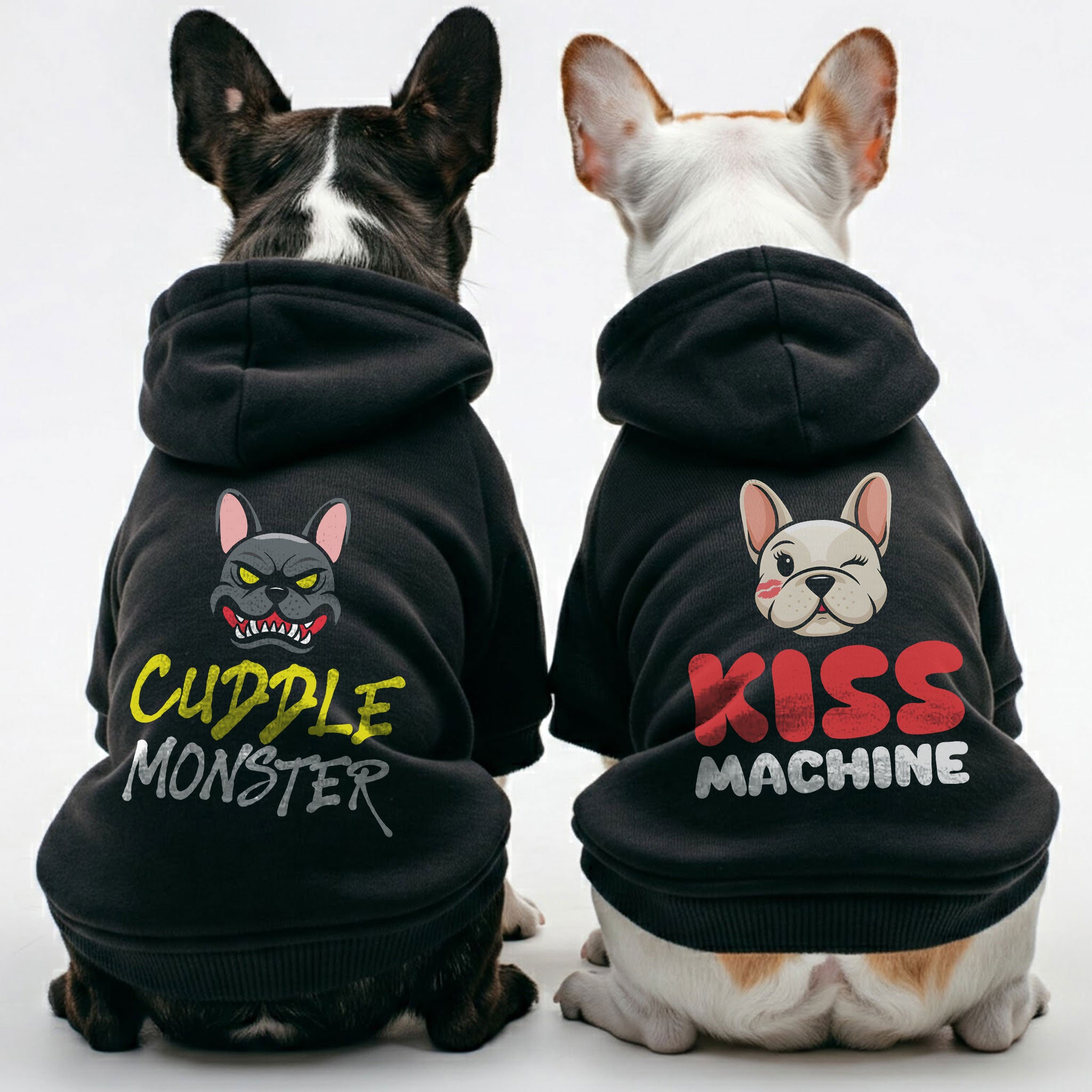 French Bulldog Cuddle Monster And Kiss Machine Matching French Bulldog