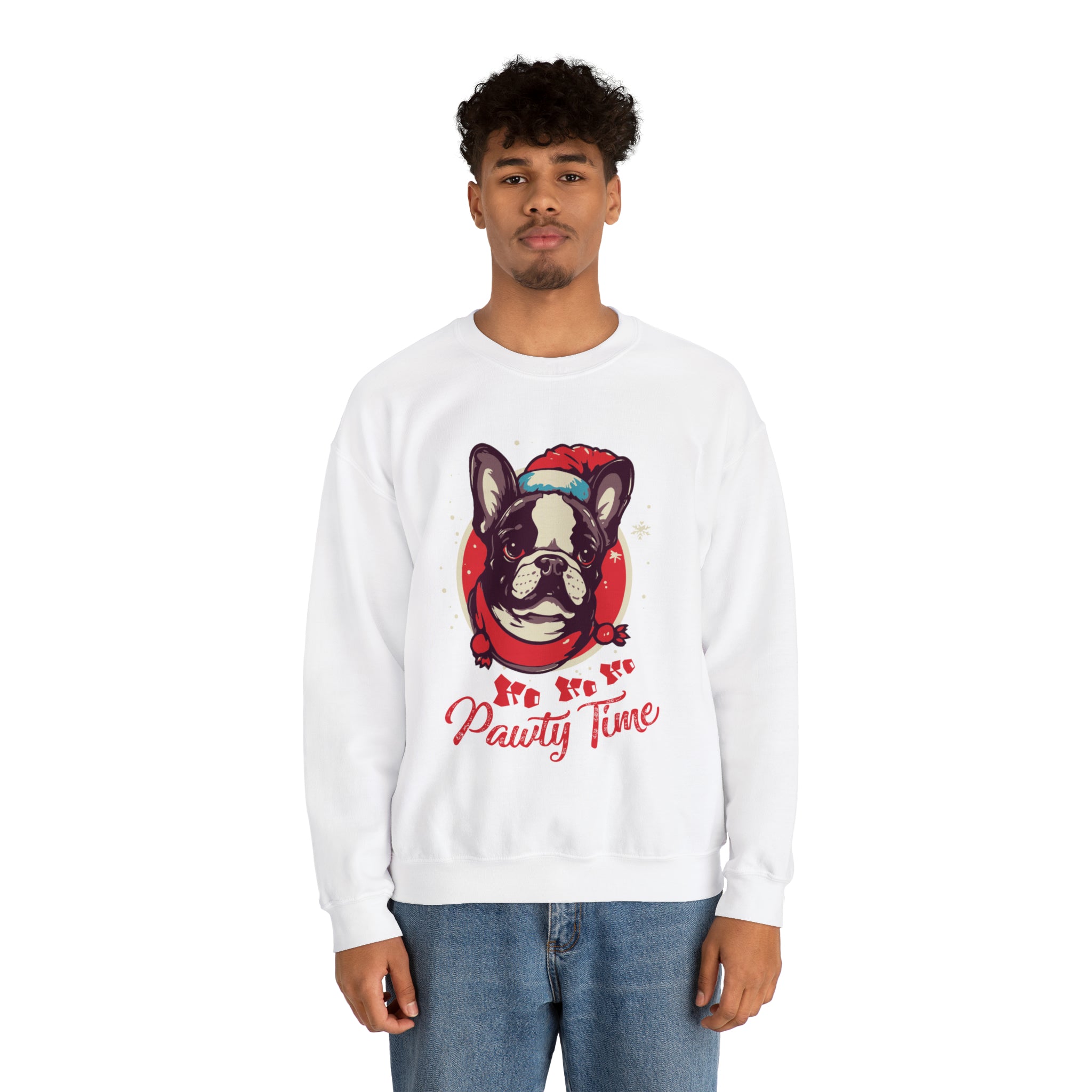 High-Quality Pet-Lover Pawty Time Sweater - Unisex Sweatshirt as a Gift