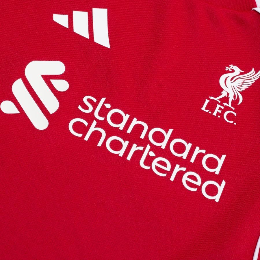 Liverpool Home Shirt 2025/26 Mini Kit Kids Adidas National Team Wear