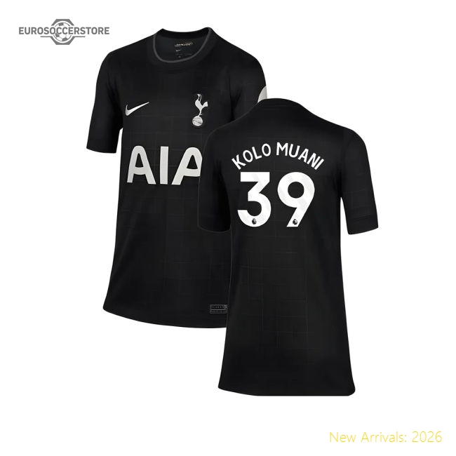 Authentic 2025-2026 Tottenham Away Shirt (kids) (kolo Muani 39)