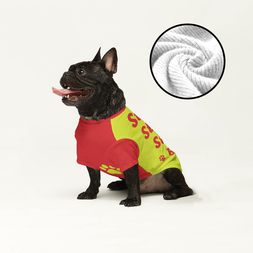 French Bulldog Inky Personalized Wool Sweater For Frenchies Warm Dog Outfit