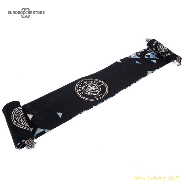 Premium Manchester City Fc Particle Scarf - Premium Quality Football
