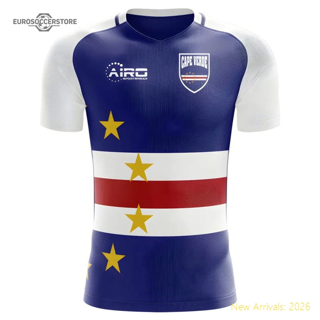 Cape Verde 20252026 Home Shirt  Top Slim Breathable Contemporary