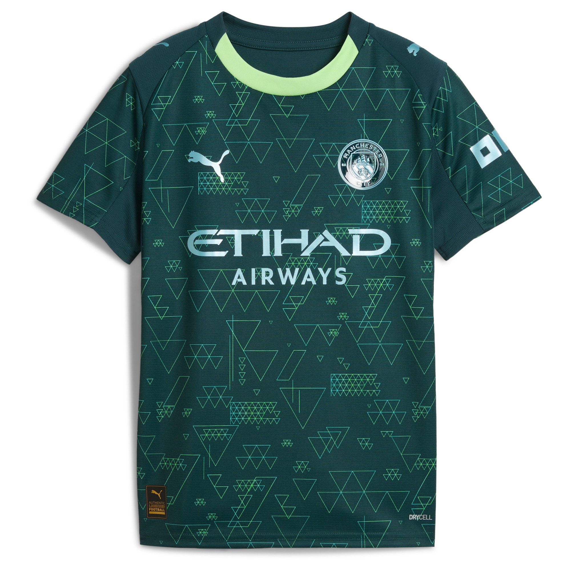 [SJH] Erling Haaland #9 Manchester City x EA SPORTS FC Youth 2025/26 Fourth Jersey - Green