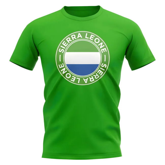 World-Class Limited-Edition Sierra Leone Football Badge T-Shirt