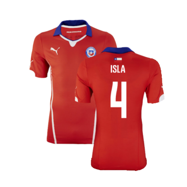 Chile 2014 Home Jersey Shirt Football Fan Apparel Supporter Collection
