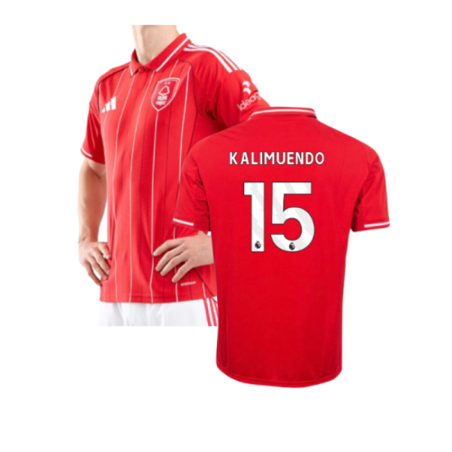 2025-2026 Nottingham Forest Home Shirt (Kalimuendo 15) | Elite