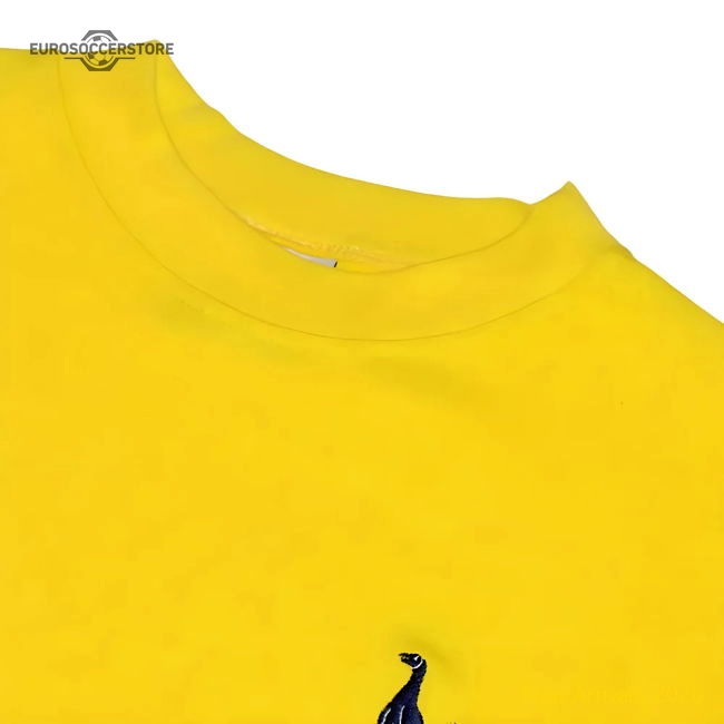 Superior Tottenham Hotspur 1970s Yellow Away Retro Football Shirt