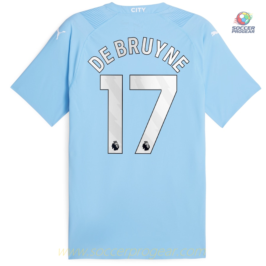 MANCHESTER CITY HOME 2023 2024 K. DE BRUYNE CHILDREN'S KIT JERSEY