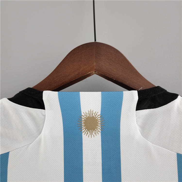 Comfort Fit Argentina World Cup 2022 Home White Soccer Jersey
