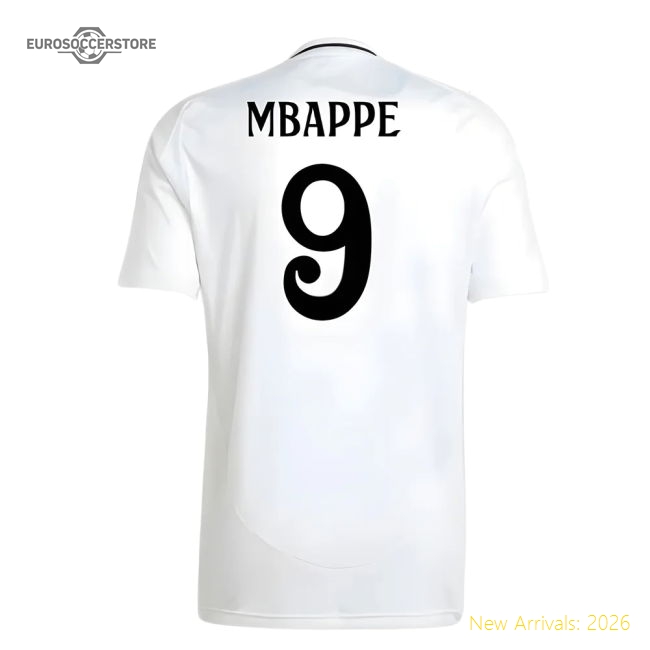 Popular Performance 2024-2025 Real Madrid Home Shirt (Mbappe 9)