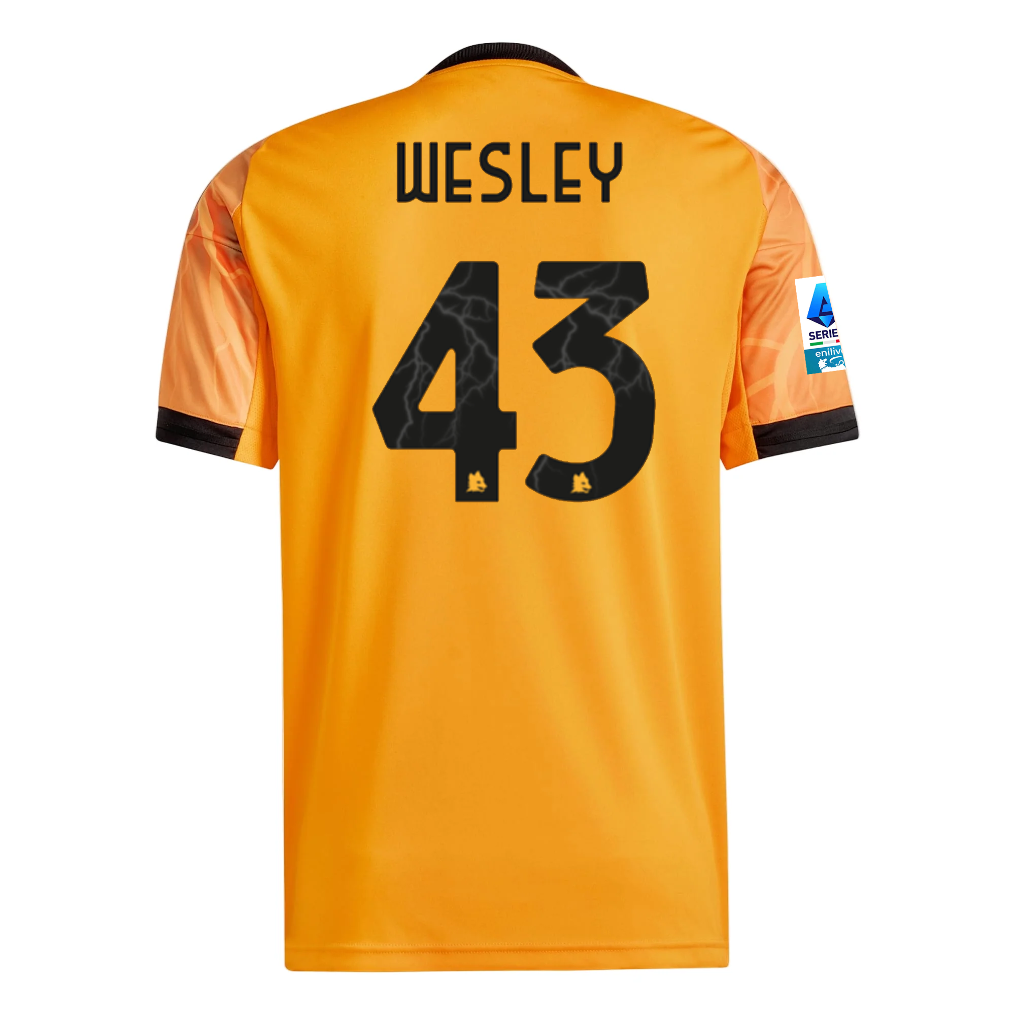 AS Roma Wesley 2025-2026 Ser Away Jersey – Authentic Shirt