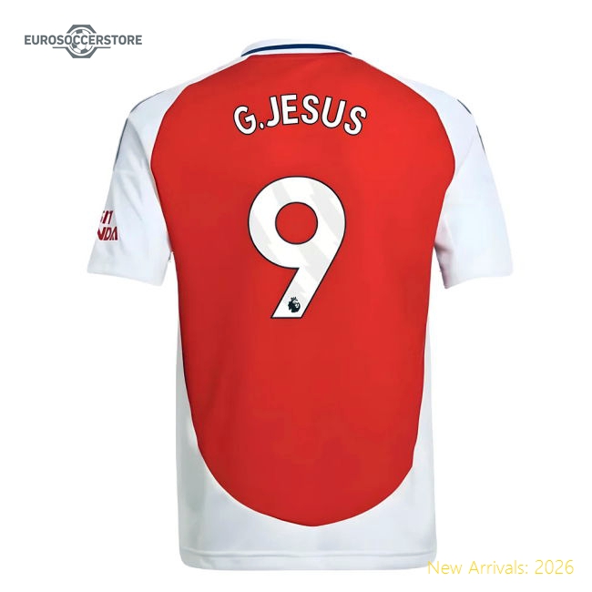 Arsenal G.jesus Premium Kids Jersey Kids-safe Technology Quick-dry