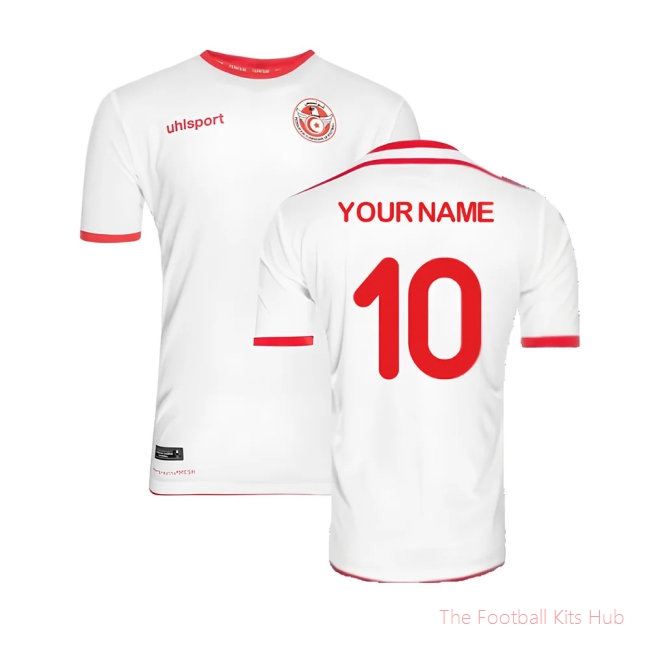 Tunisia 2018 Home Shirt ((Excellent) M) (Your Name)