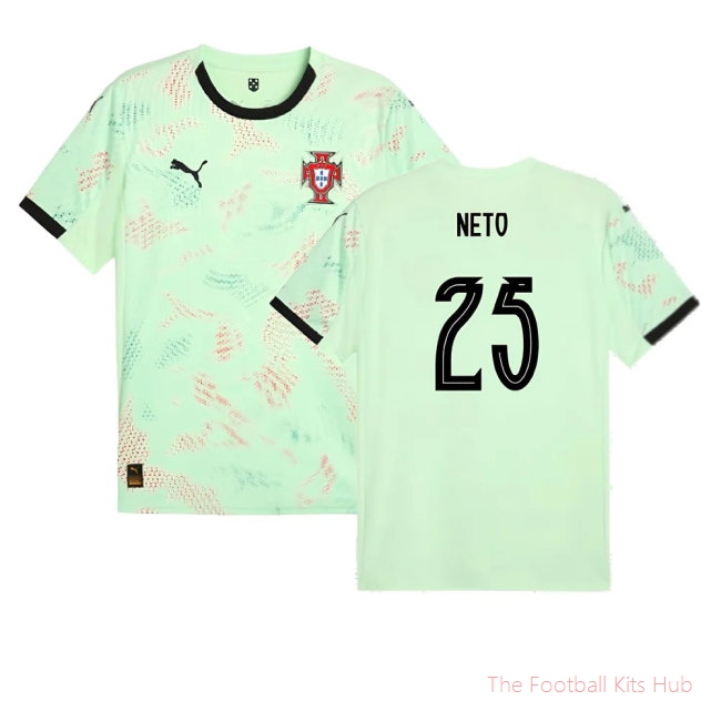 [EFS] 2025/26 Portugal Womens Team Away Shirt (Unisex) (Neto 25)