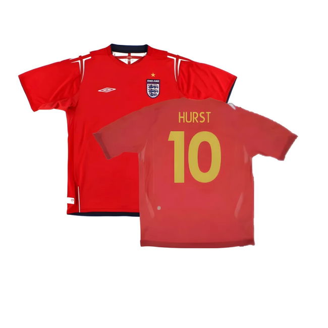 Authentic Replica England Away Supporter Kit for Adults (HURST 10)