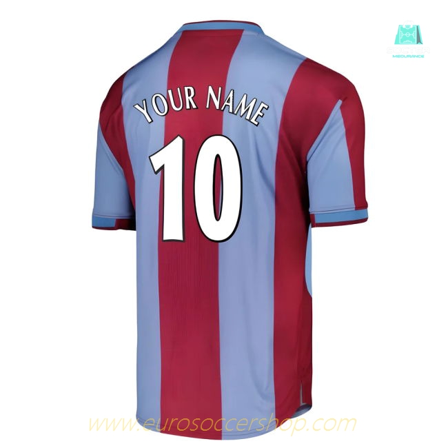 Aston Villa 2000 Home Retro Shirt (Your Name)