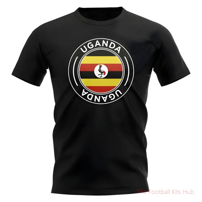 Uganda Football Badge T-Shirt (Black)