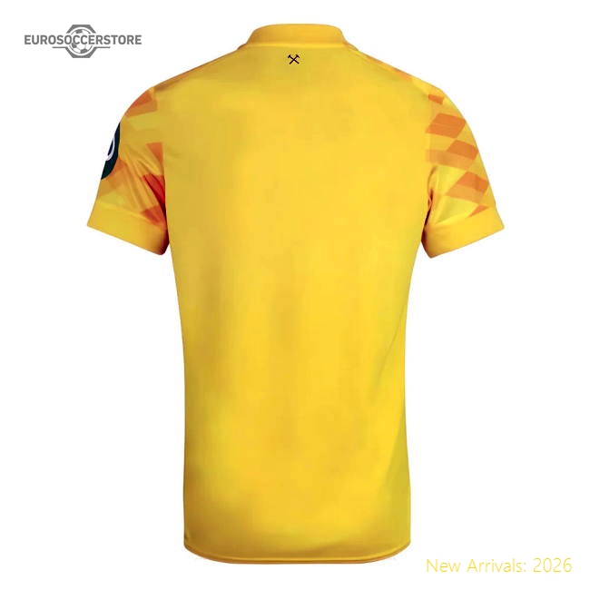 Authentic 2024-2025 West Ham Goalkeeper Shirt (yellow) - Kids