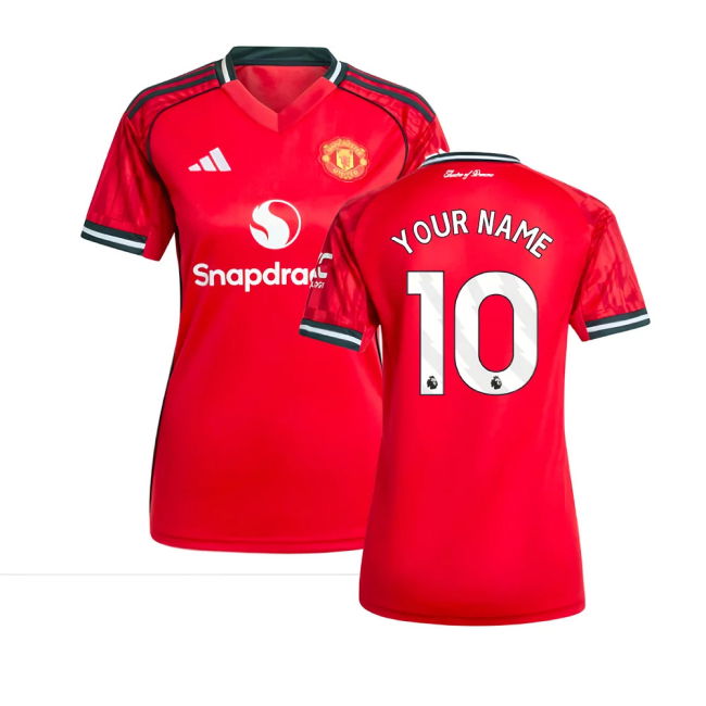 2025-2026 Man Utd Home Kit (Womens) (Your Name)