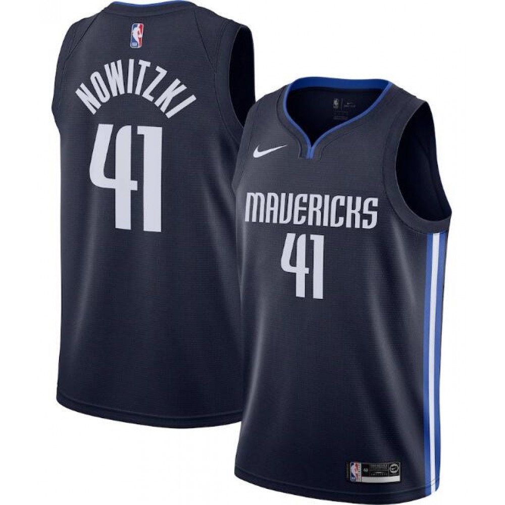 Authentic Jersey Dallas Mavericks 41 - Navy - Must-Have Jersey