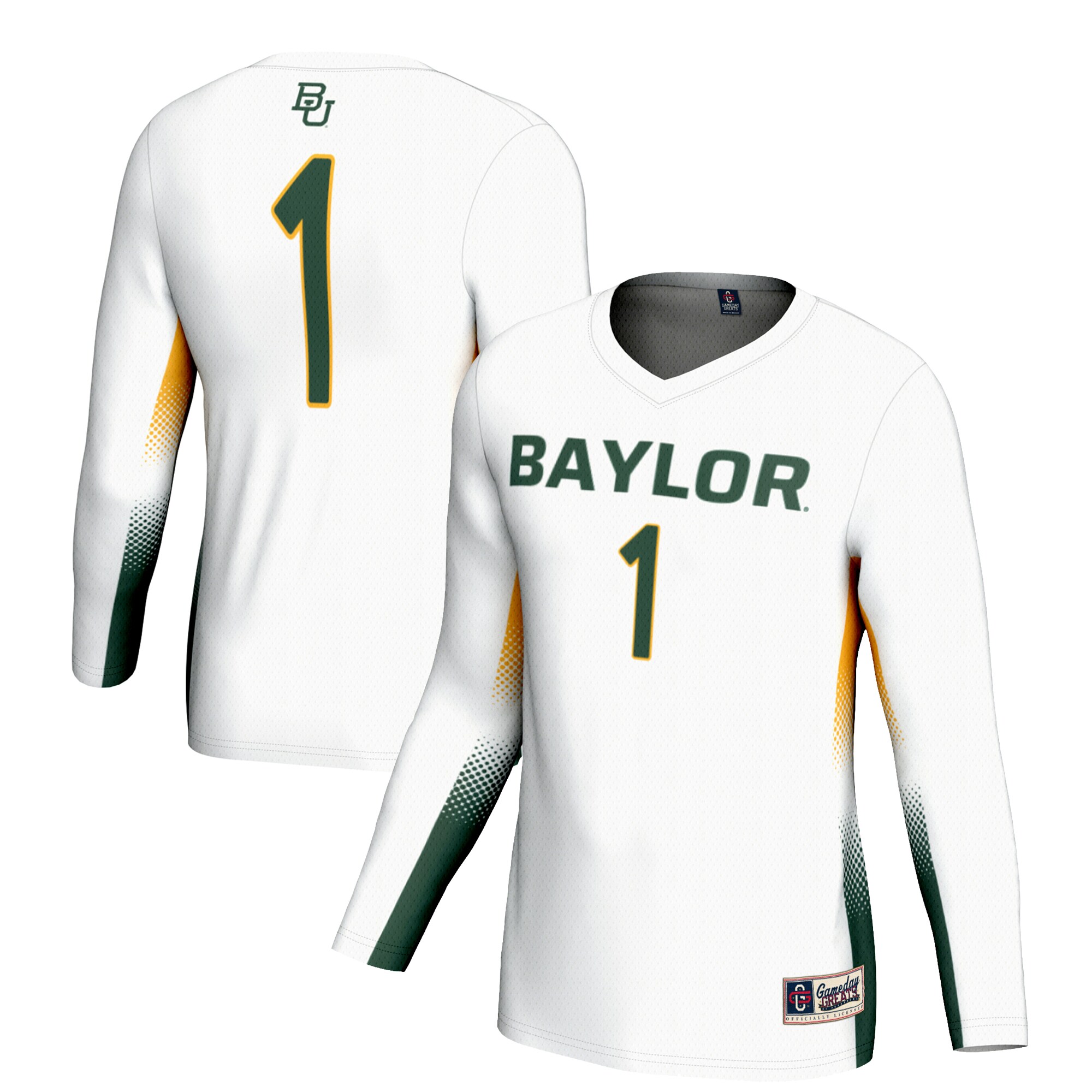 [NJP] Baylor Bears GameDay Greats Youth Lightweight Women's Volleyball Jersey - White