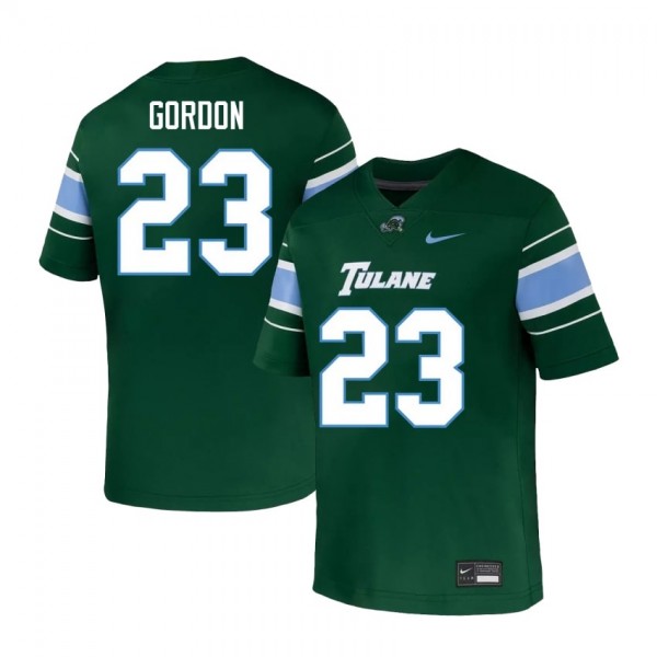 Men College Football Power #23 Javin Gordon Men Green Durable Jersey