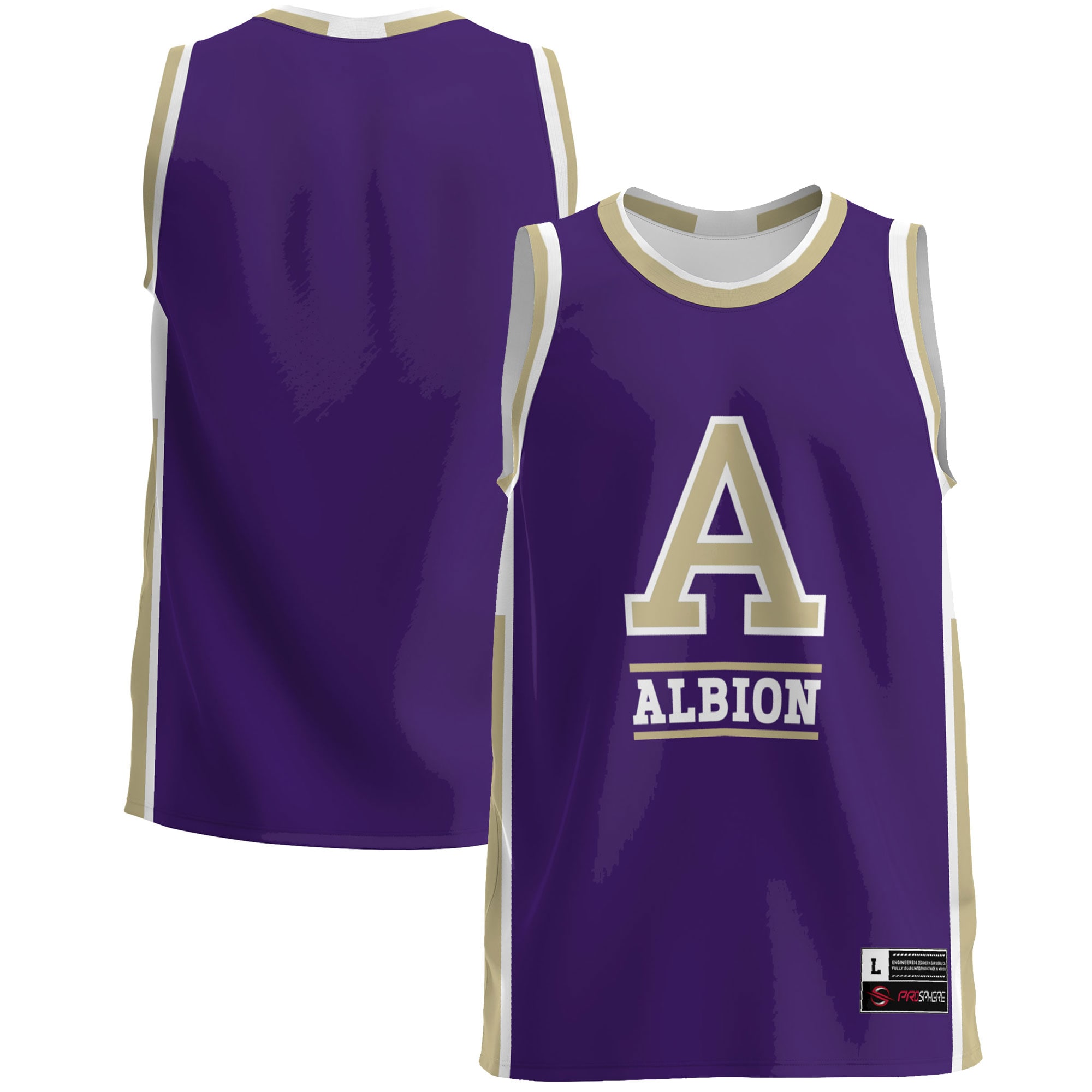 [NJP] Women's Albion Britons GameDay Greats Lightweight Basketball Jersey - Purple
