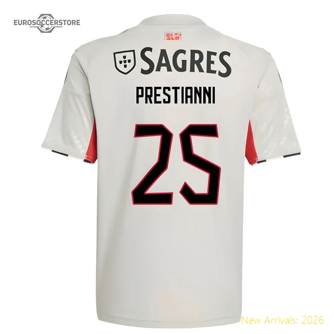 Sl Benfica Children 2025 Away Jersey Shirt Football Fan Match Day Supporter Collection