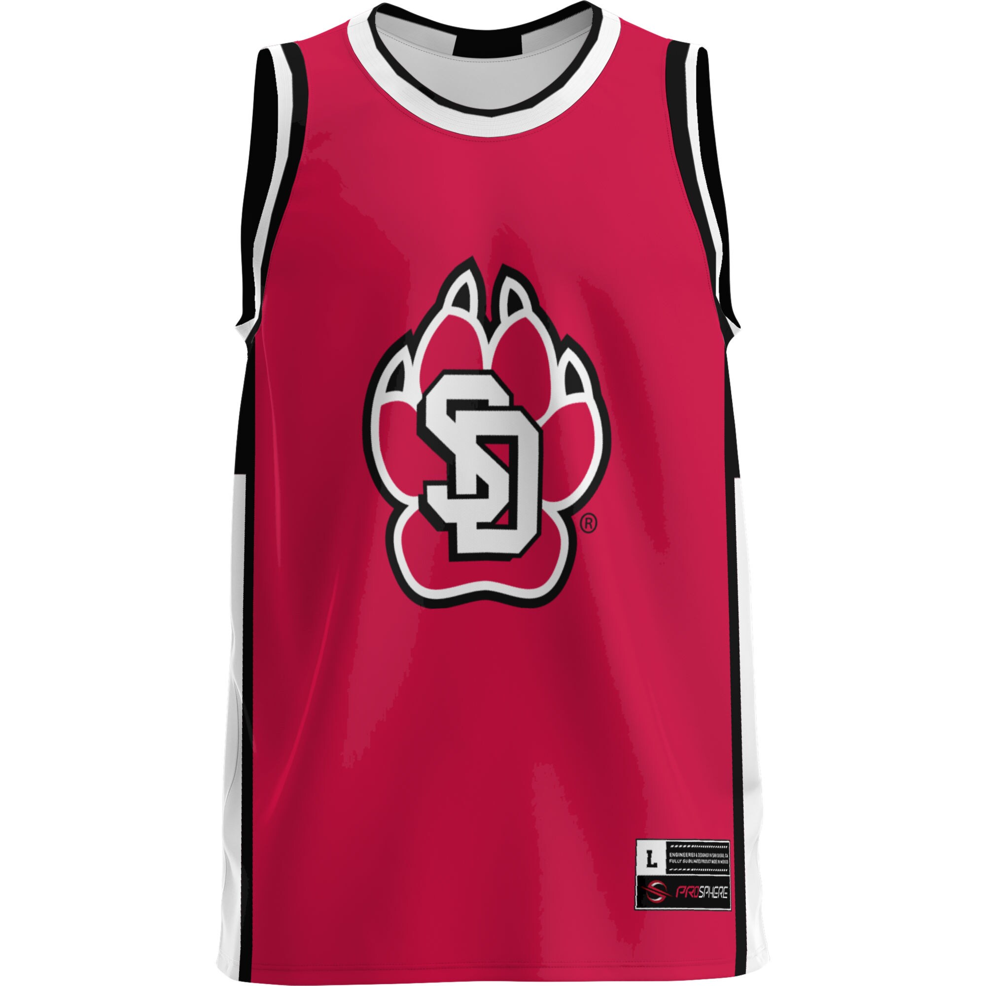 [DDG] South Dakota Coyotes GameDay Greats Lightweight Basketball Jersey - Red
