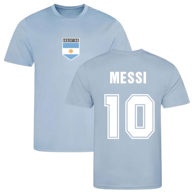 Championship Messi Argentina Training Jersey (Sky Blue)