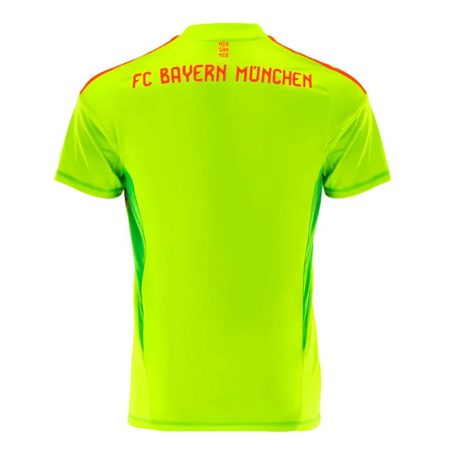 2024-2025 Home Shirt by Bayern Munich Goalkeeper (Adult