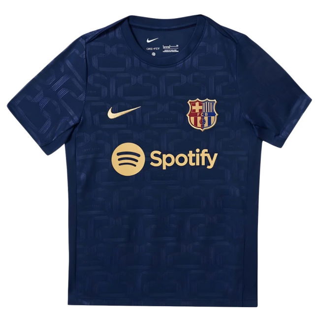 2024-2025 Barcelona Football Shirt - Kids (Navy) Quick Dry