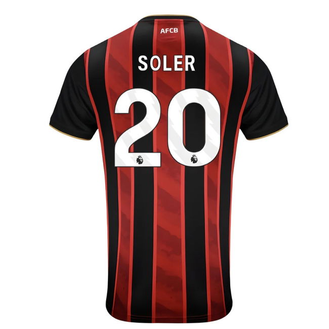 True Bournemouth Bournemouth Home Shirt Soler #20 Superior Craftsm...