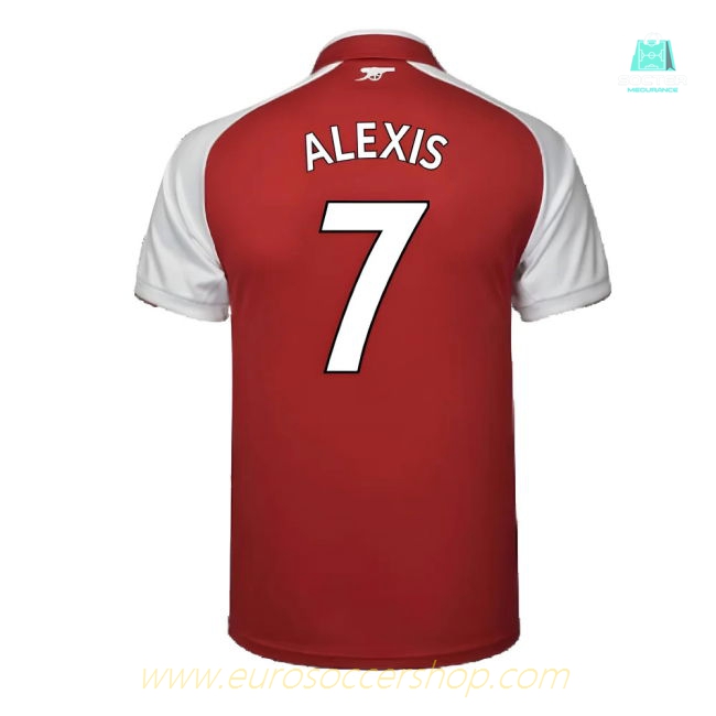 Arsenal 17/18 Home Football Shirt Adult Size XS ((Excellent) XS) (Alexis 7)