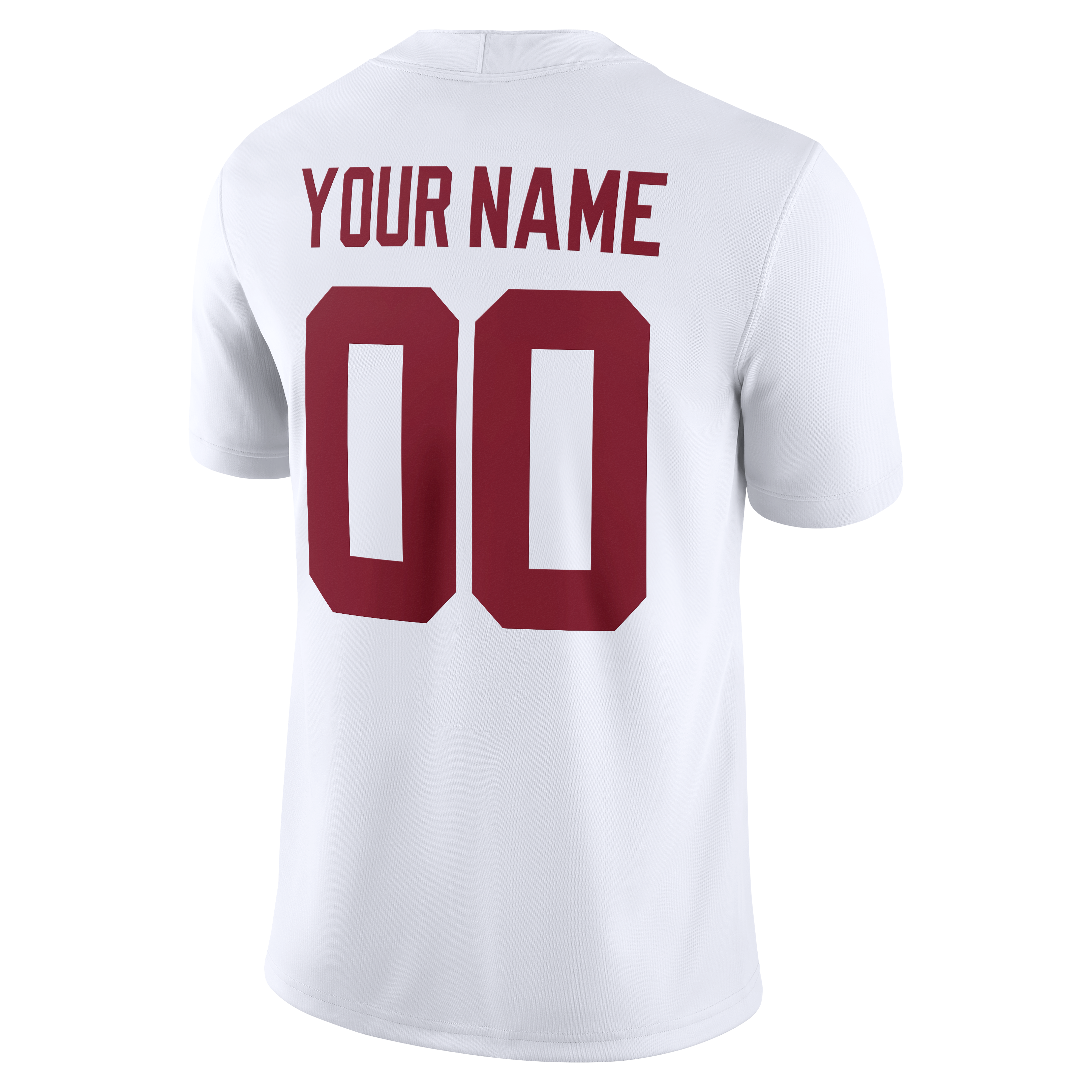 [NJP] Alabama Crimson Tide Custom Game Jersey - White