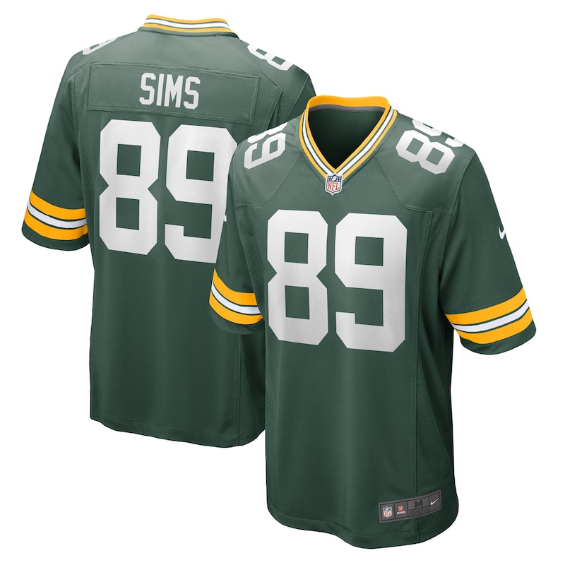 None Ben Sims GB Packers Classic Officially Licensed Jersey Football A